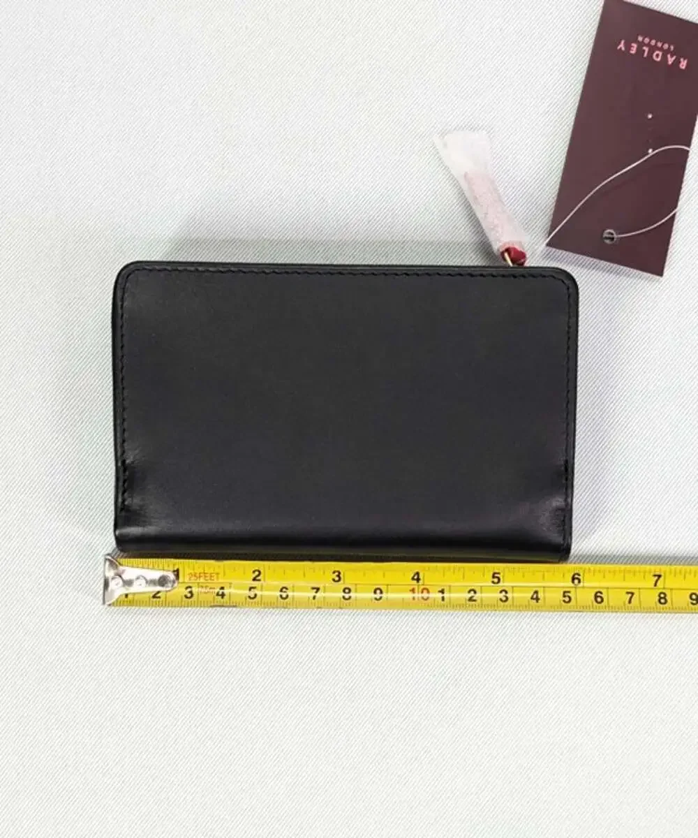 Radley London Christmas Is Calling Medium Bifold Wallet Black (MSRP $98)